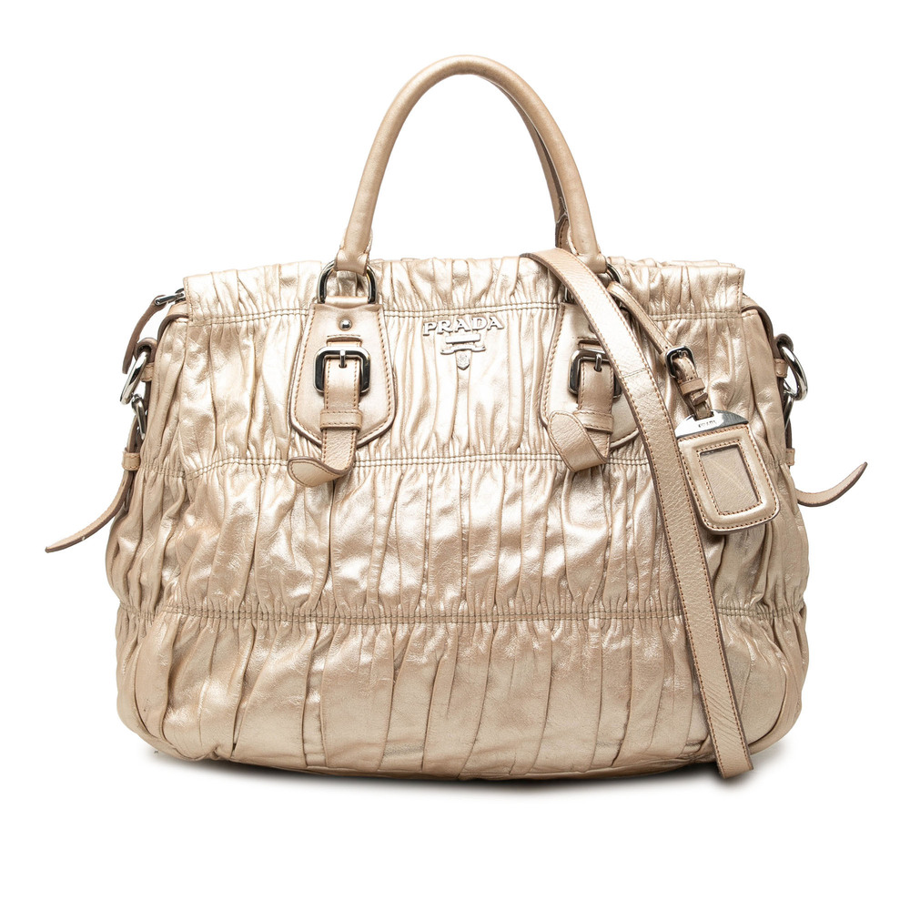 Pre-Loved Prada Nappa Gaufre Satchel